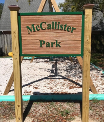Park Sign